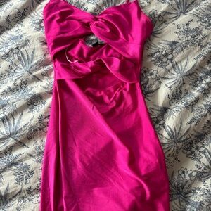 Hot pink Cocktail Semi Party dress